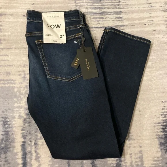RAG&BONE Bianca Dre Low-Rise Slim Boyfriend